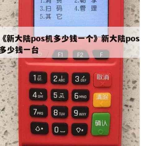 新大陆POS机办理收费标准（新大陆POS机办理收费方式）